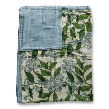 Grier Hydrangea Blue Quilt