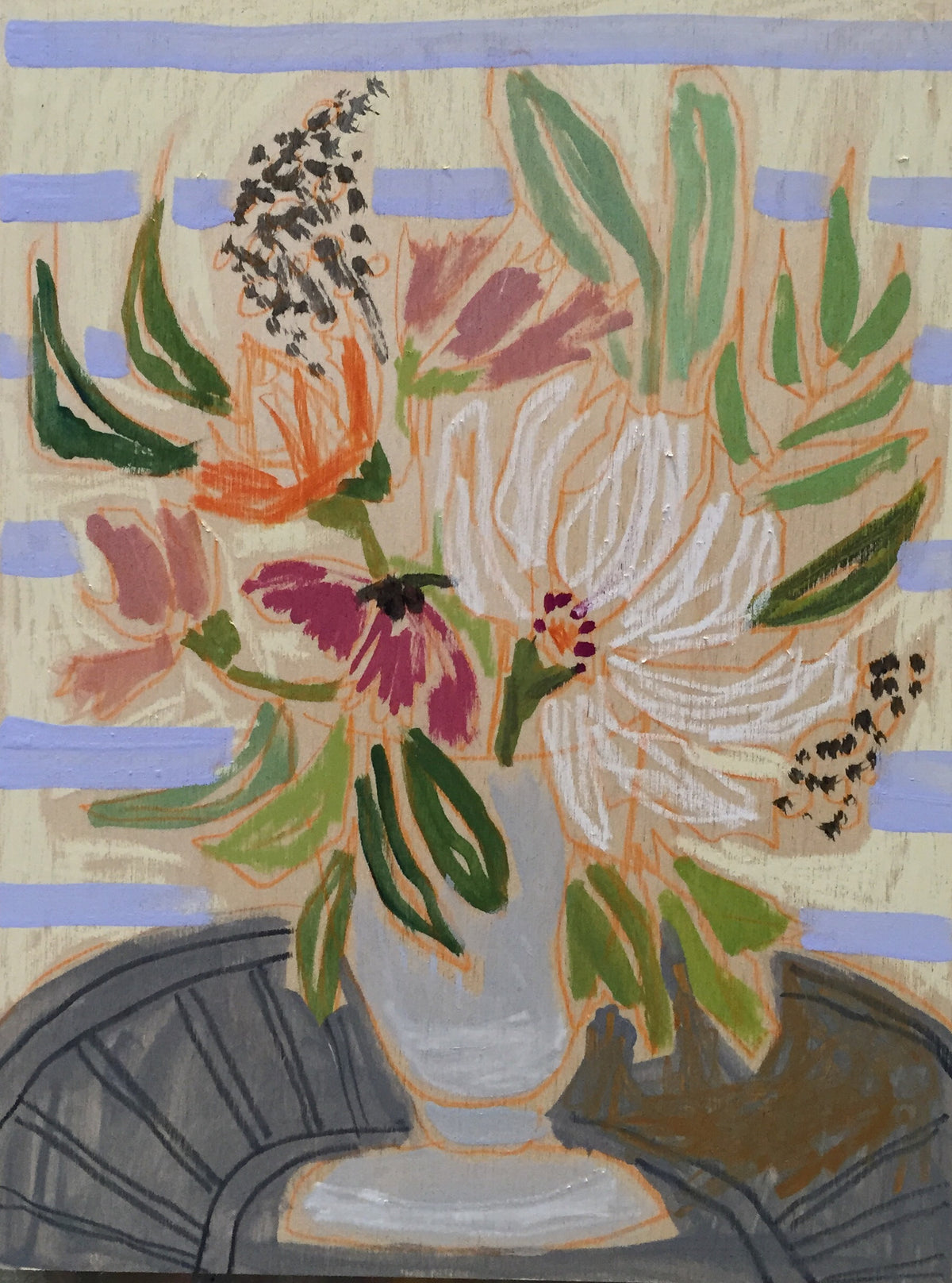 FLOWERS FOR HAZEL - 9x12