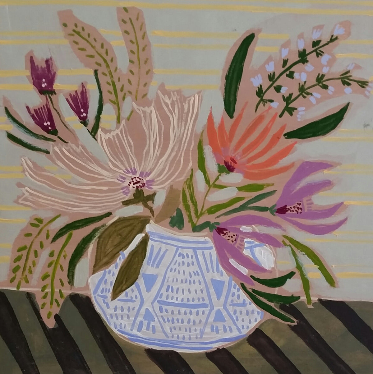 FLOWERS FOR LOTUS - 16X16