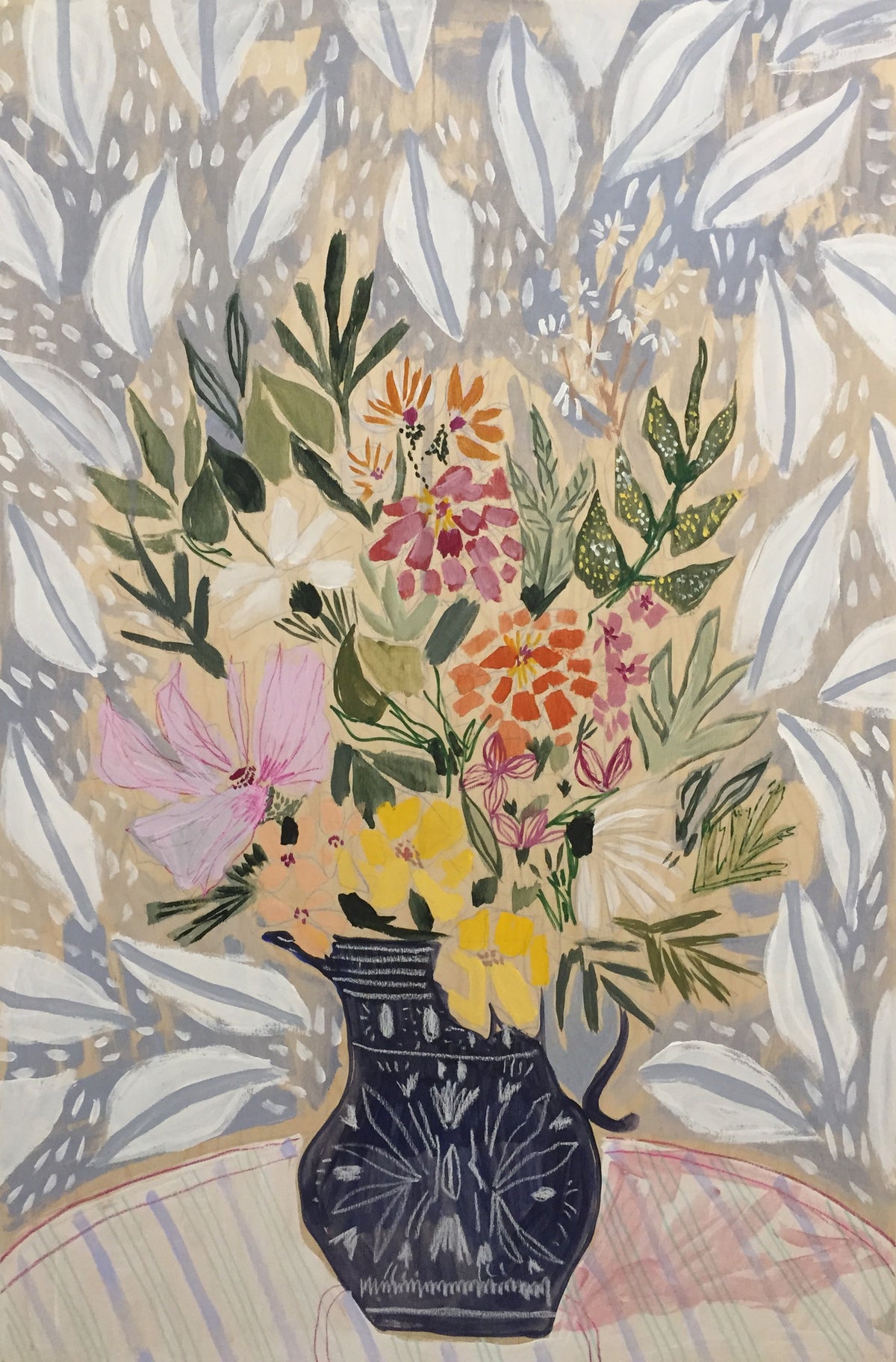 FLOWERS FOR BRIDGET - 24X36