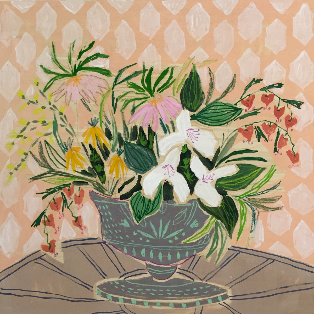 FLOWER FOR FLORA - 24x24
