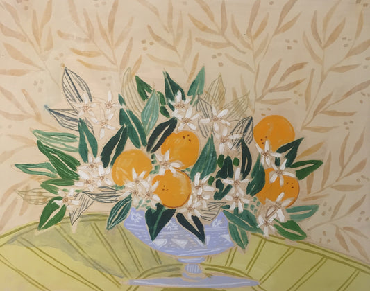 FLORIDA STATE FLOWER: FLOWERS FOR LESLIE - 24X30