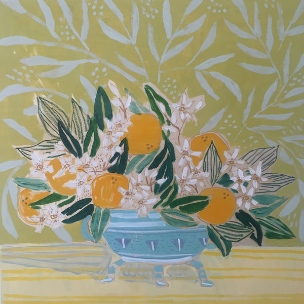 FLORIDA STATE FLOWER: FLOWERS FOR CLEMENTINE- 24X24