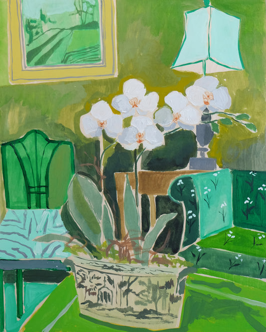 Potted Orchid No. 3 - 24 x 30
