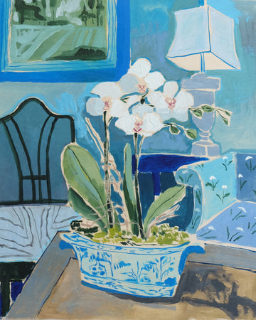 Potted Orchid No. 1 - 24 x 30