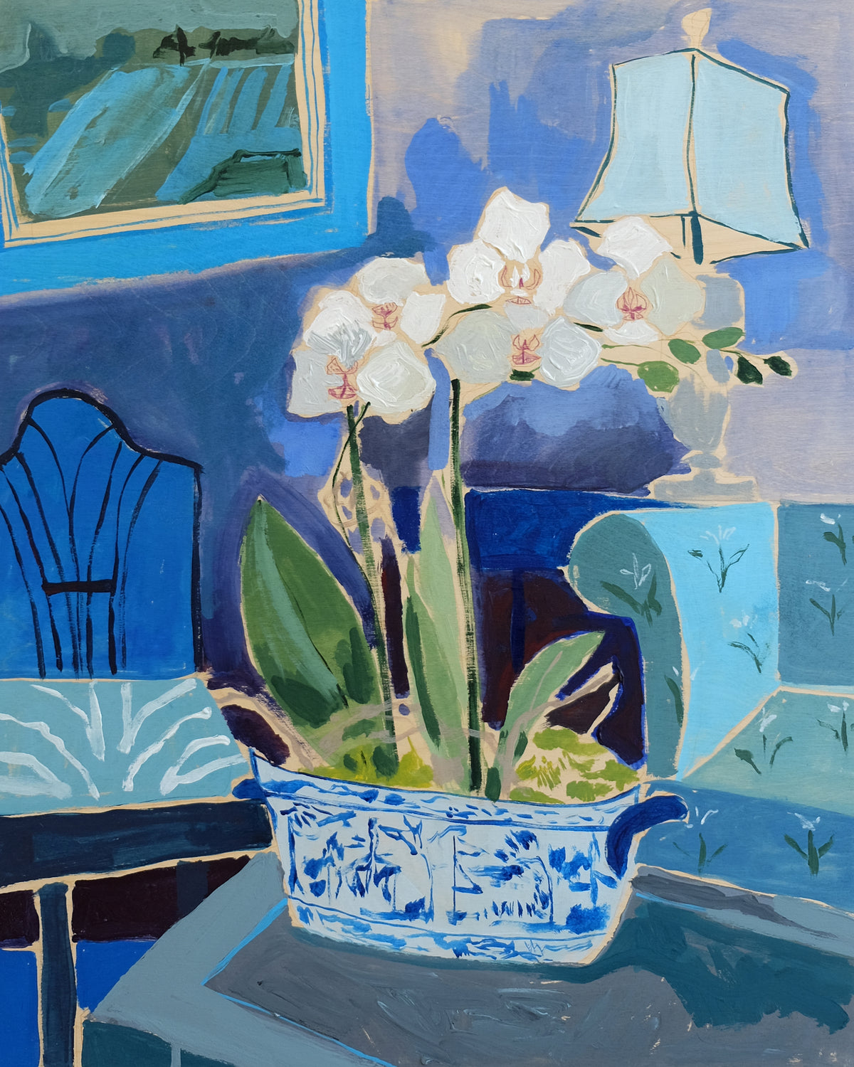 Potted Orchid No. 6 - 24 x 30
