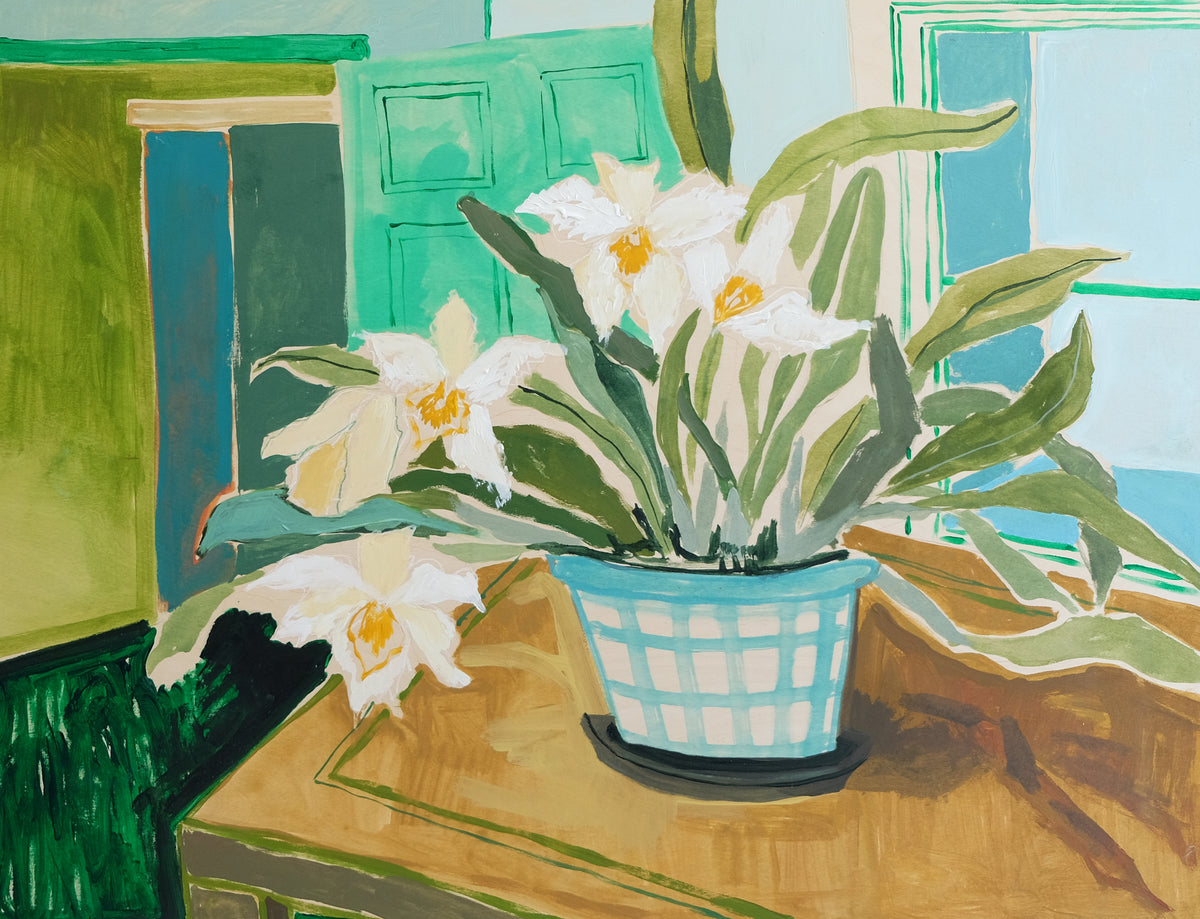 Potted Orchid No. 11 - 30 x 40