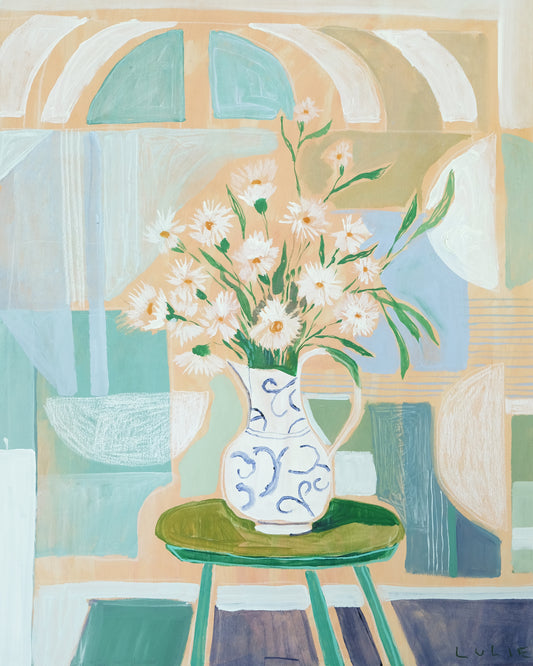 Geometric Floral No. 2 - 24 x 30