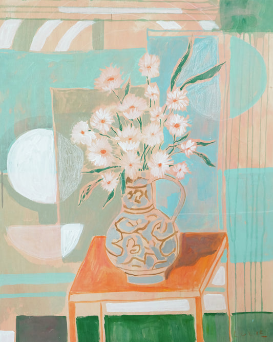 Geometric Floral No. 3 - 24 x 30