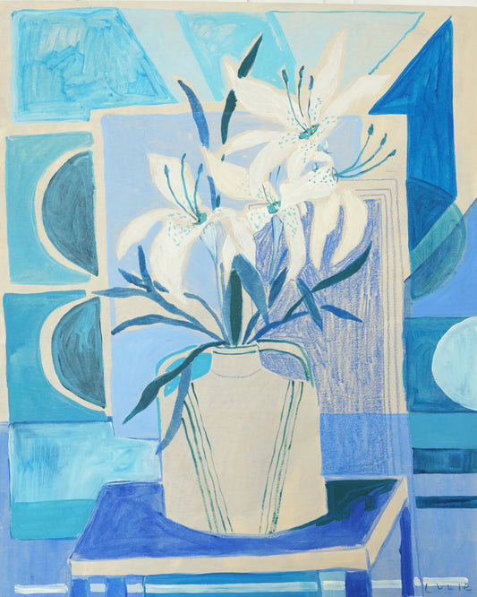 Geometric Floral No. 7 - 24 x 30