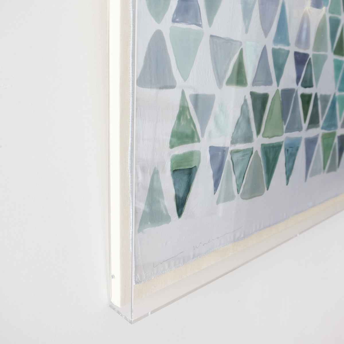 Framed Silk No. 10 - 36 x 36