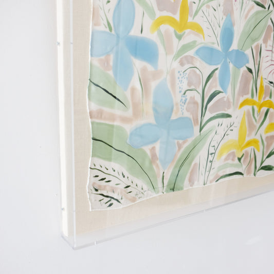 Framed Silk No. 18 - 36 x 36