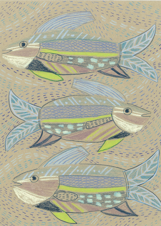 "F" is for Fish - Print