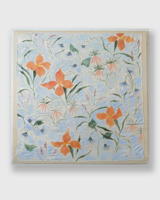 Framed Silk No. 14 - 36 x 36