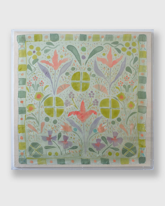 Framed Silk No. 16 - 36 x 36
