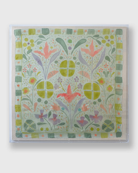 Framed Silk No. 16 - 36 x 36