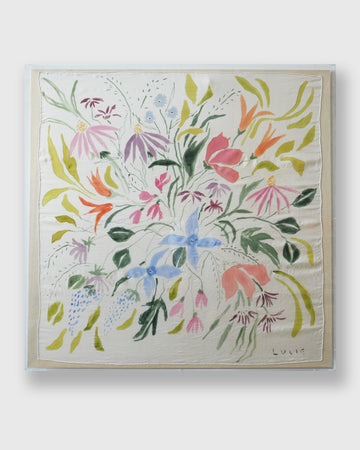 Framed Silk No. 21 - 36 x 36