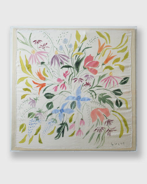 Framed Silk No. 21 - 36 x 36