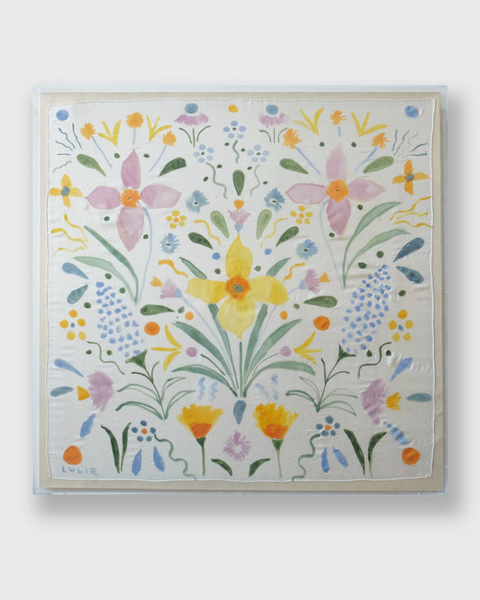 Framed Silk No. 23 - 36 x 36