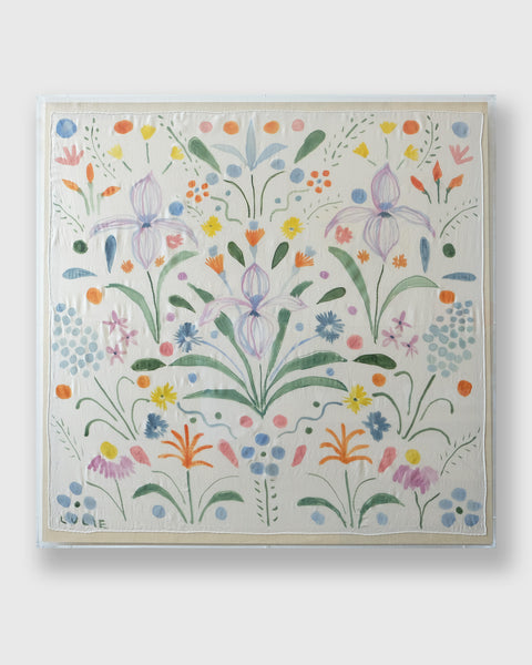 Framed Silk No. 25 - 36 x 36
