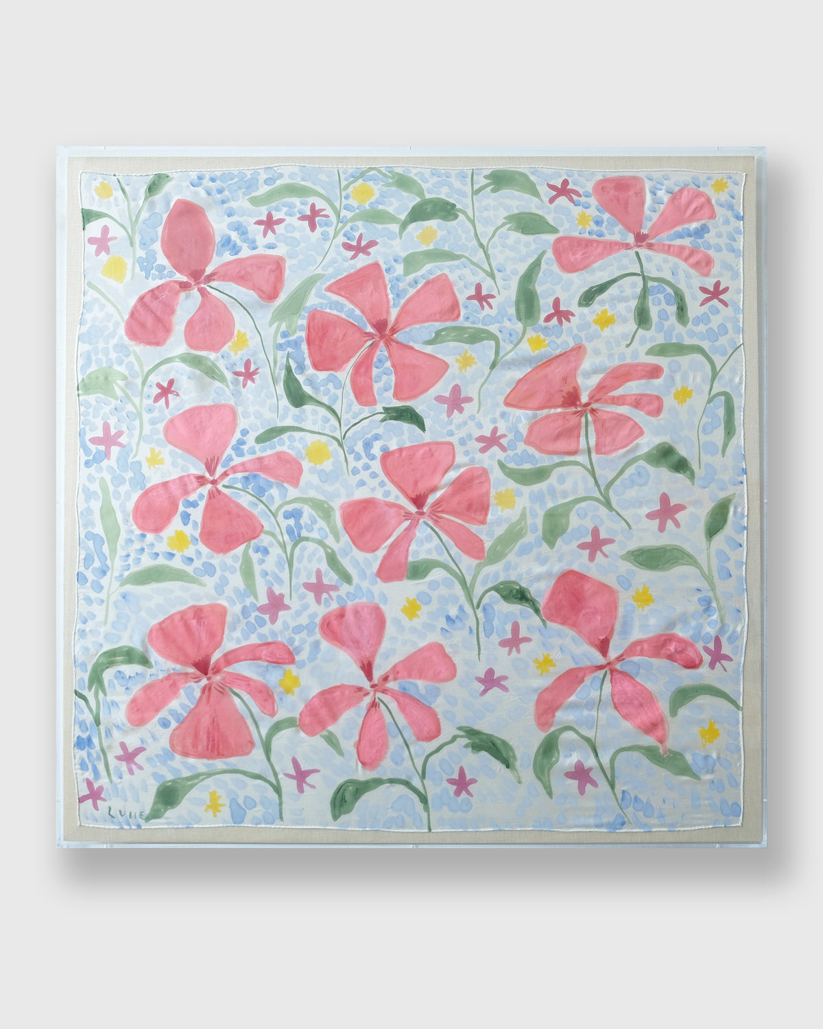 Framed Silk No. 26 - 36 x 36