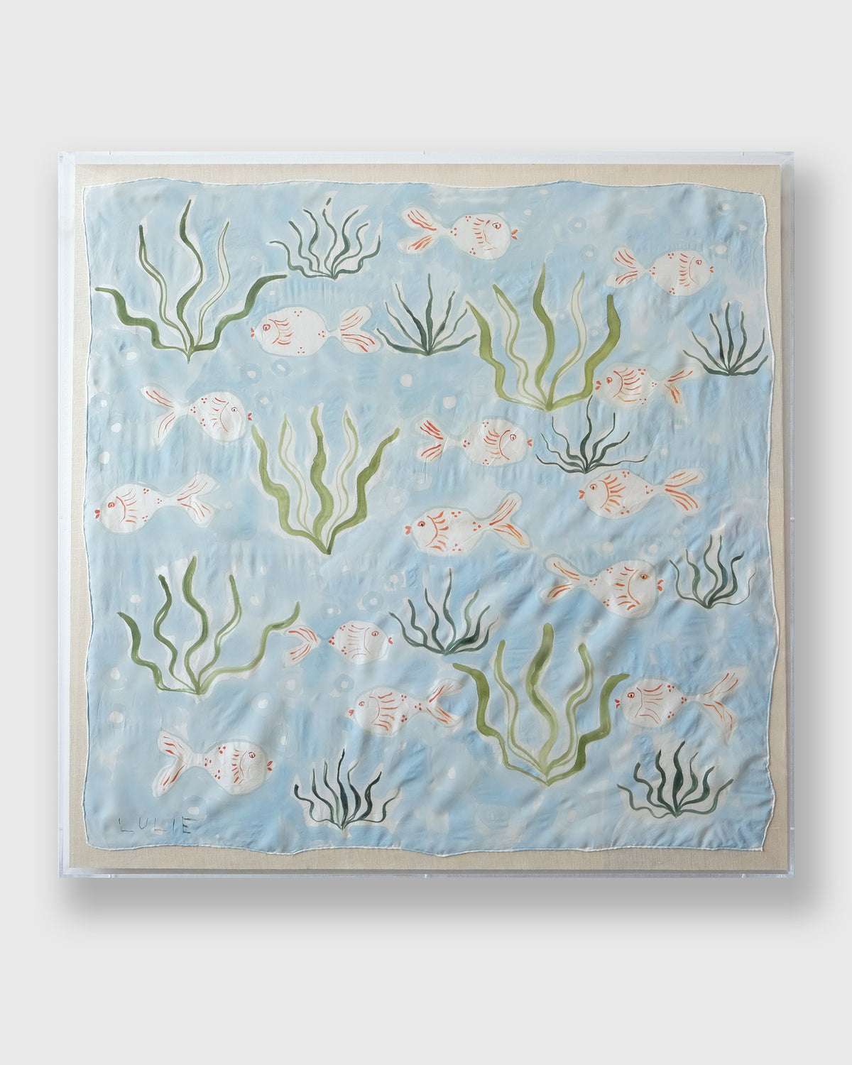 Framed Silk No. 27 - 36 x 36
