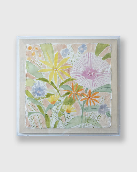 Framed Silk No. 5 - 24 x 24