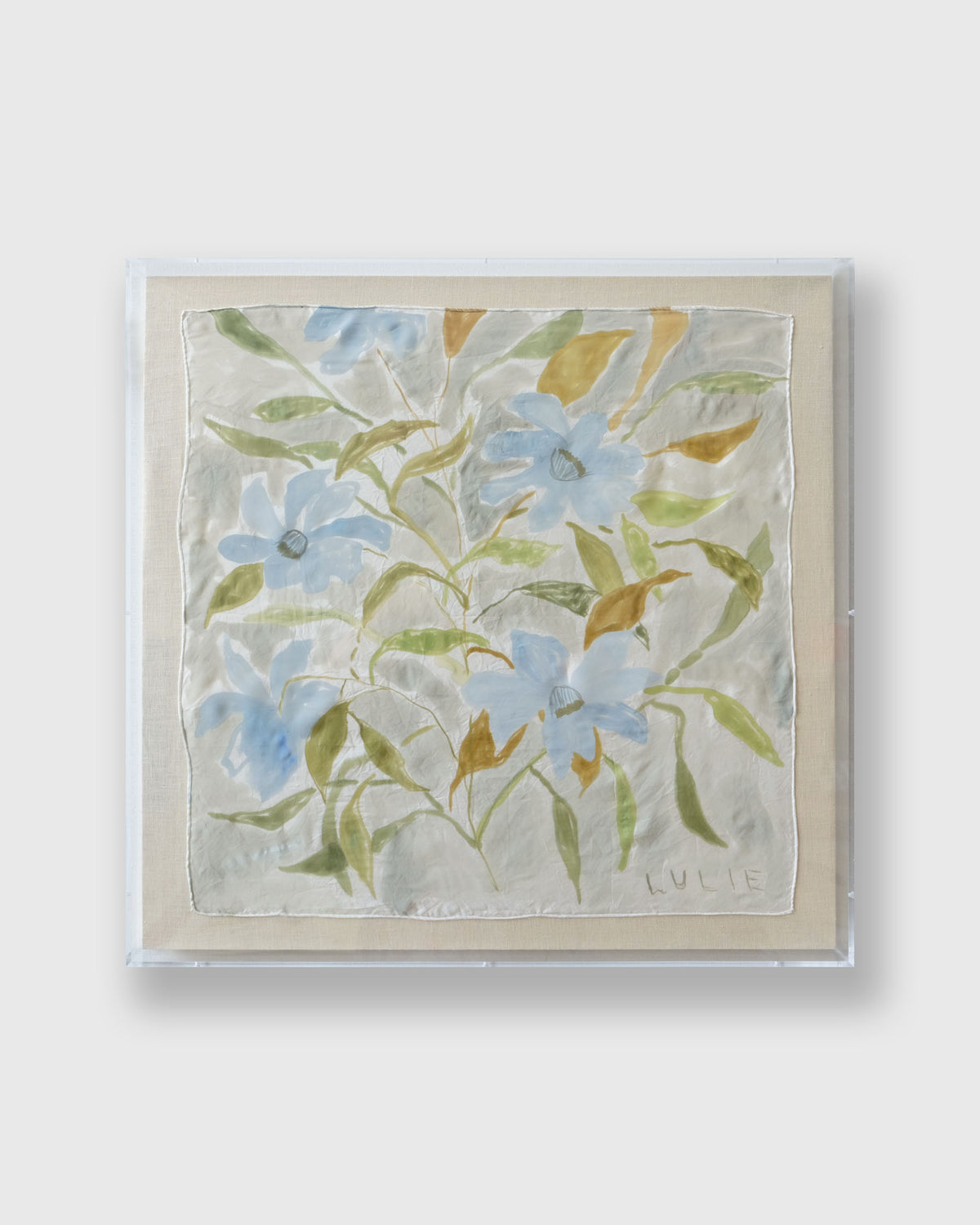 Framed Silk No. 8 - 24 x 24
