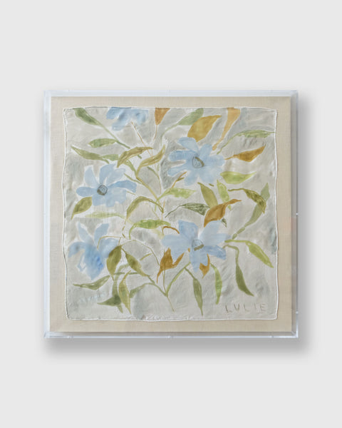 Framed Silk No. 8 - 24 x 24