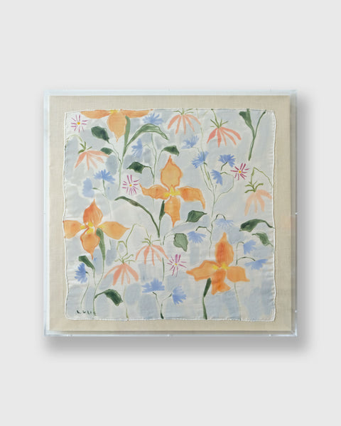 Framed Silk No. 9 - 24 x 24