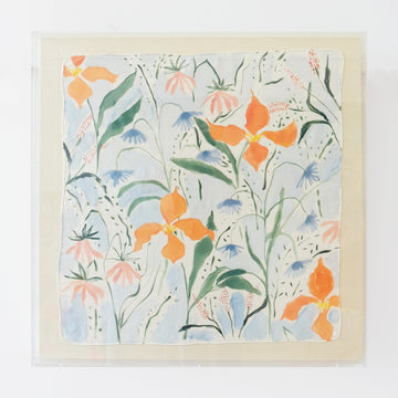 Framed Silk No. 34 - 24 x 24"