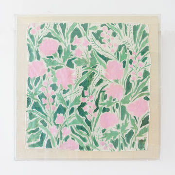 Framed Silk No. 35 - 24 x 24"