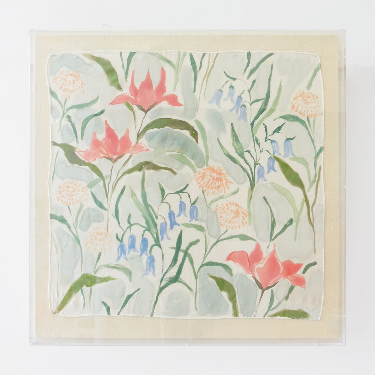 Framed Silk No. 36 - 24 x 24"