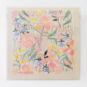 Framed Silk No. 37 - 24 x 24"