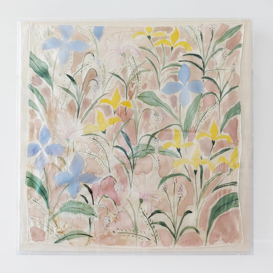 Framed Silk No. 17 - 36 x 36