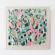 Framed Silk No. 4 - 24 x 24