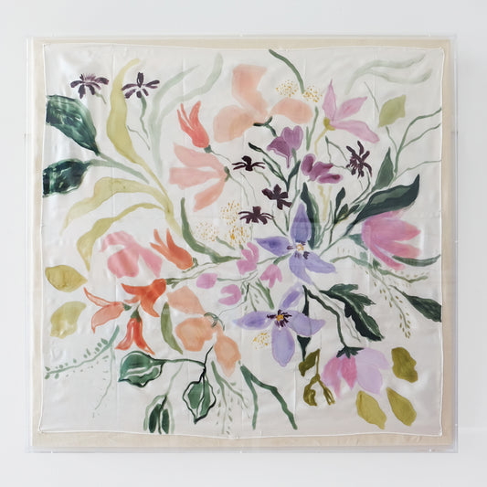 Framed Silk No. 18 - 36 x 36