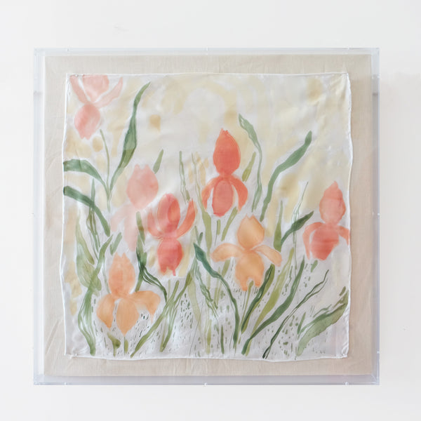 Framed Silk No. 5 - 24 x 24