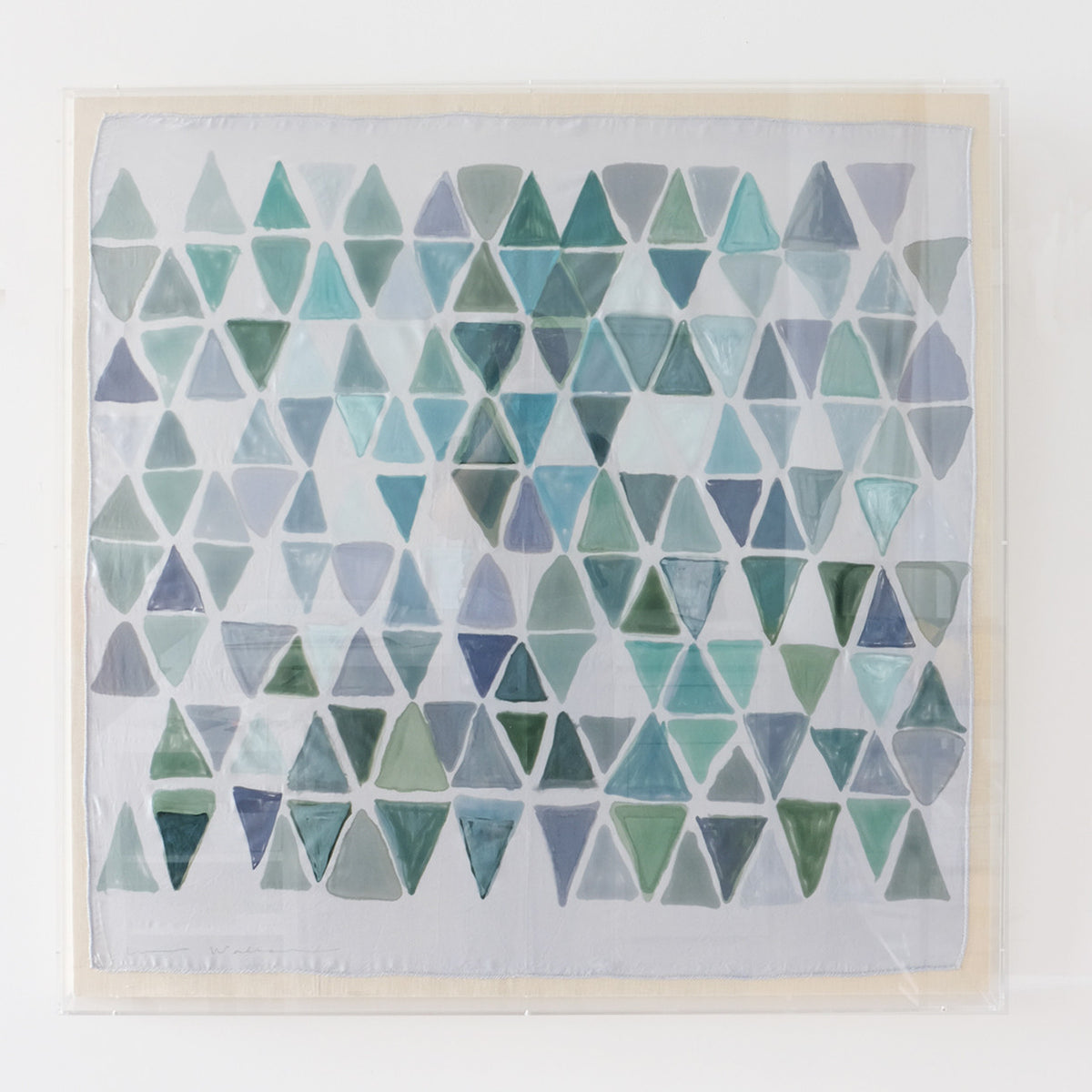 Framed Silk No. 10 - 36 x 36