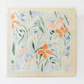 Framed Silk No. 27 - 24 x 24"