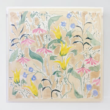 Framed Silk No. 43 - 36 x 36"