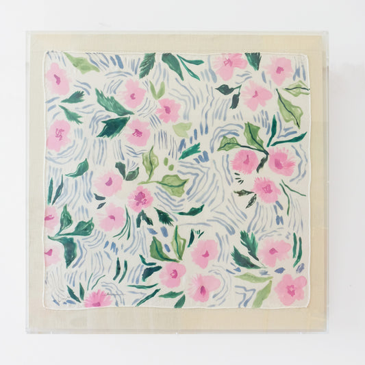 Framed Silk No. 38 - 24 x 24"
