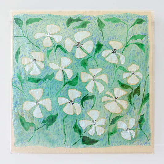 Framed Silk No. 47 - 36 x 36"