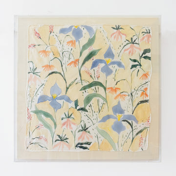 Framed Silk No. 32 - 24 x 24"