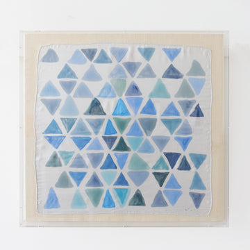 Framed Silk No. 9 - 24 x 24