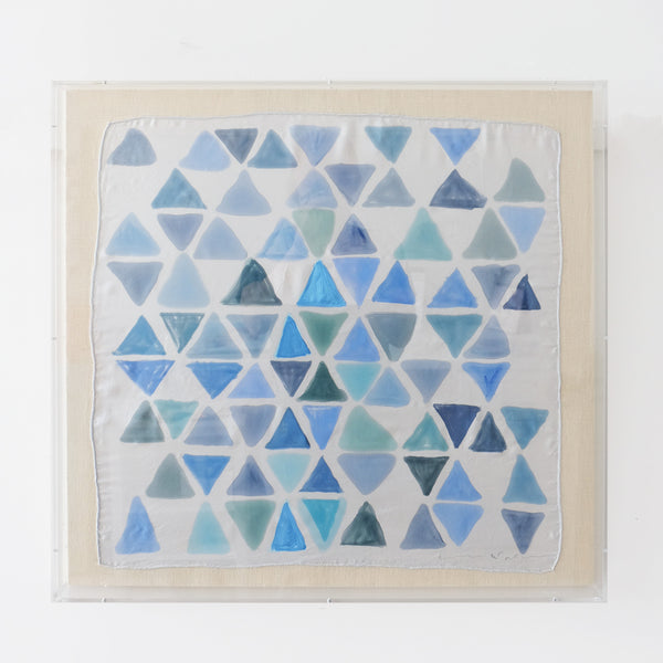 Framed Silk No. 9 - 24 x 24