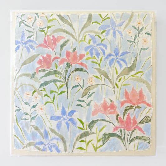 Framed Silk No. 49 - 36 x 36"
