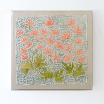 Framed Silk No. 26 - 24 x 24