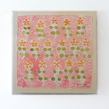 Framed Silk No. 28 - 24 x 24