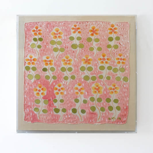 Framed Silk No. 28 - 24 x 24